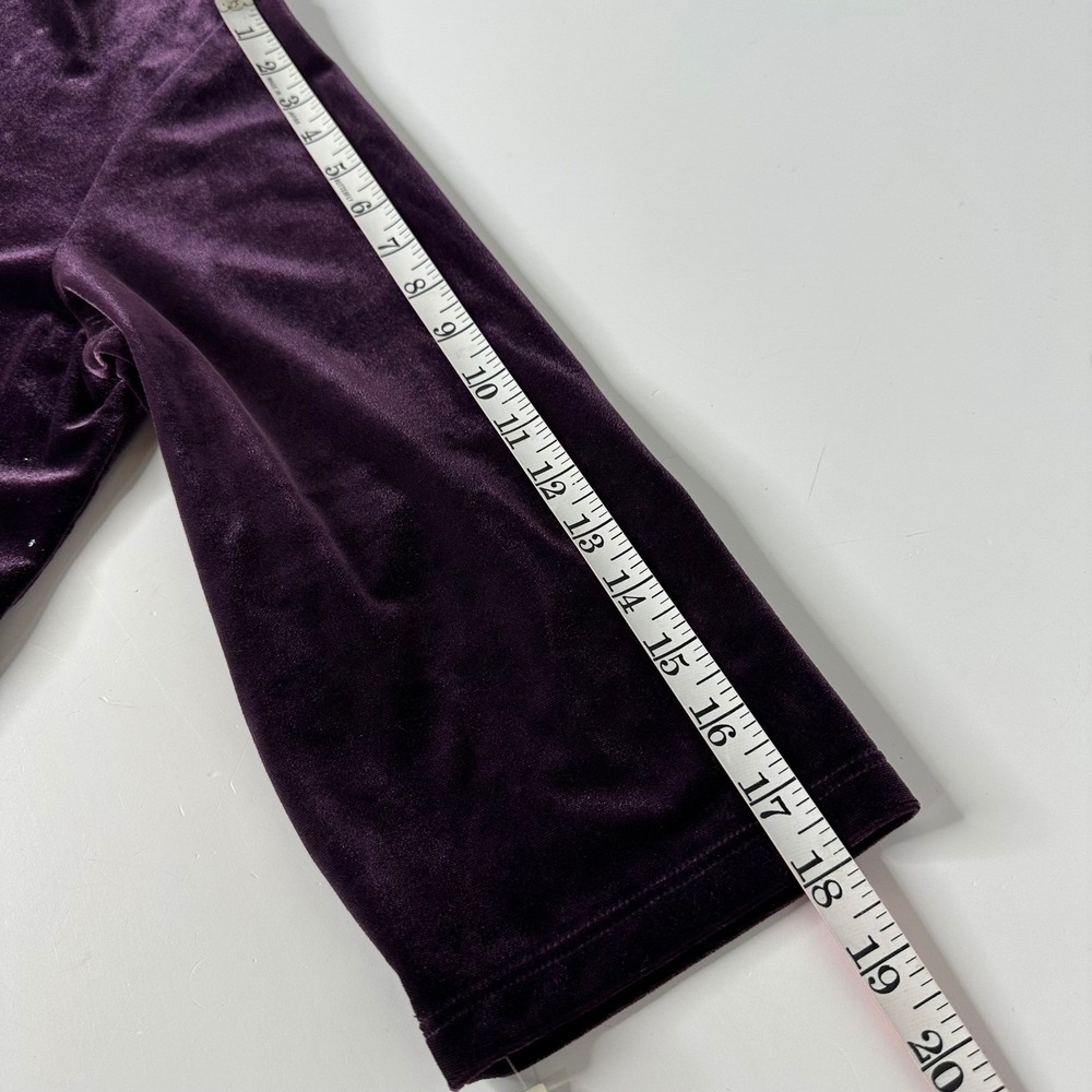 Notations Velvet Top Purple Sparkle Bling‎ Formal Event Party Vintage NEW Sz 1X - Picture 12 of 13